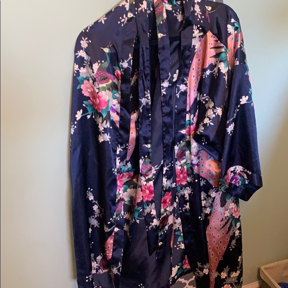 Silk robe